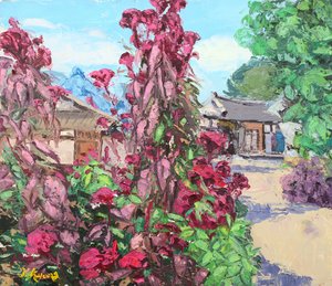 Korean Village Flowers by Jukyong Park