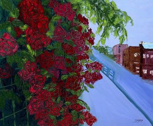 Red Roses City View by Jukyong Park