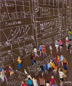 Urban Shopping Scene by Jukyong Park