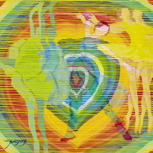 Vibrant Abstract Dance Heart