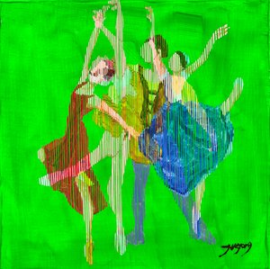 Vibrant Ballet Dancers
