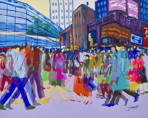 Vibrant City Crossroads by Jukyong Park