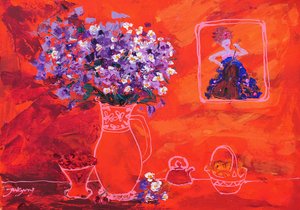 Vibrant Floral Still Life by Jukyong Park