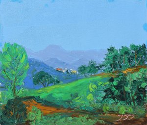 Vibrant Green Hills