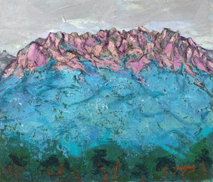 Vibrant Mountain Peaks by Jukyong Park