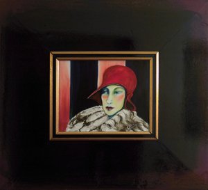 Belle Epoque VII -Lady with Red Hat II-