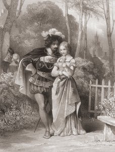 Faust and Gretchen by Jules (after) David