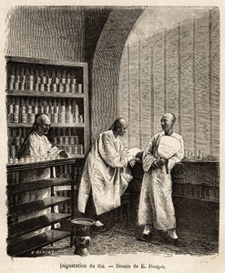 The Tasting of the Tea in Fati Bay by Jules (after) Ferat