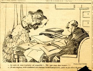 Candide, Satirical in B & W by Jules Abel Faivre