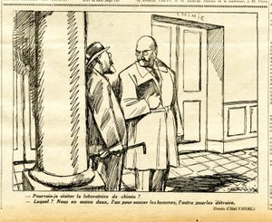 Candide, Satirical in Black & White by Jules Abel Faivre