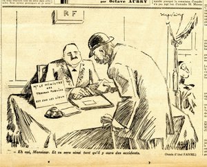 Candide, Satirical in B&W by Jules Abel Faivre