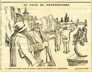 Candide, Satirical in B & W by Jules Abel Faivre