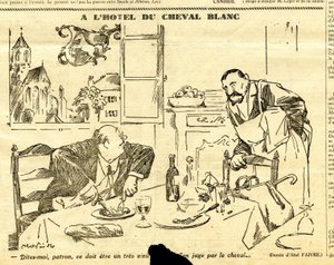 Candide, Satirical in B&W by Jules Abel Faivre