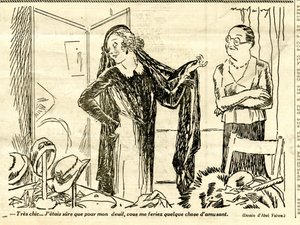 Candide, Satirical in B&W by Jules Abel Faivre