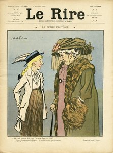 Illustration of Abel Faivre (1867-1945) for the Cover of Le Lire by Jules Abel Faivre
