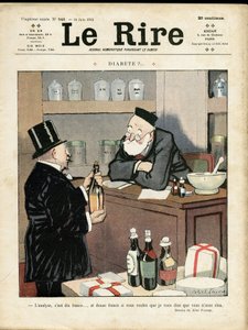 Illustration of Abel Faivre (1867-1945) for the Cover of Le Rire