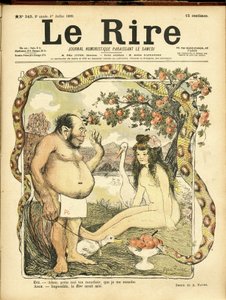 Illustration of Abel Faivre (1867-1945) for the Cover of Le Rire, No. 243 by Jules Abel Faivre