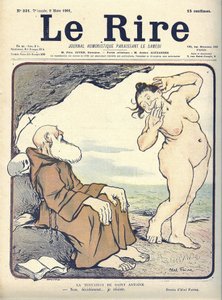 Illustration of Abel Faivre for the Cover of The Laughter, No. 331 by Jules Abel Faivre
