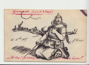 Postcard, Satirical in Colors