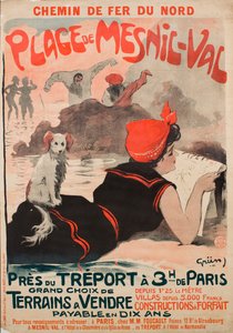 Northern Railway. Mesnil-Val Beach, 1901