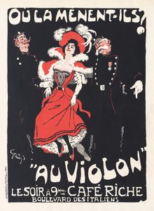 Where are they taking her? To the Police Station, 1897 by Jules Alexandre Grün