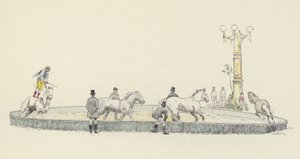 Horse act by Jules Arsene (after) Garnier