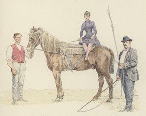 Horse trainers by Jules Arsene (after) Garnier