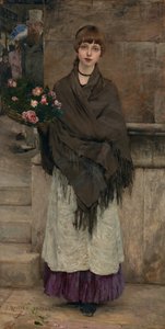 Flower Seller in London by Jules Bastien Lepage
