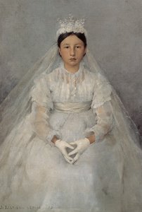 The Communicant by Jules Bastien Lepage
