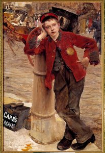 The Little English Shoe Shine (Painting by Jules Bastien Lepage)
