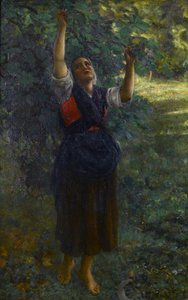 Fig Picker by Jules Breton