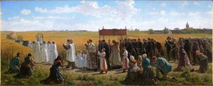 The Blessing of the Wheat in Artois by Jules Breton