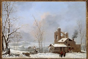 Winter Landscape by Jules Cesar Denis van Loo