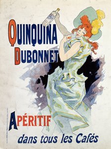 Advertising poster for the Quinquina Dubonnet - by Jules Cheret
