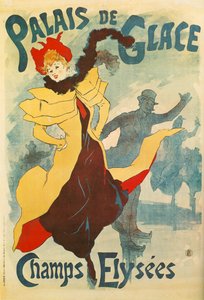 Palais de Glace - Champs Elysees (litho) by Jules Cheret