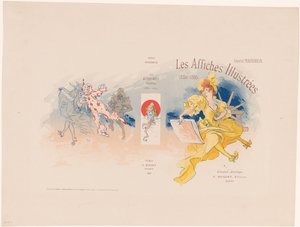 Cover for Les Affiches Illustrées by Ernest Maindron by Jules Cheret