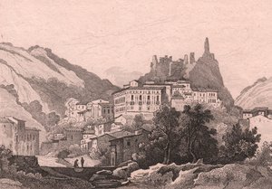 View of Nicastro, Calabria, Italy