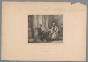 Philanthropist Talking to a Priest (series title: Virtues and Vices)