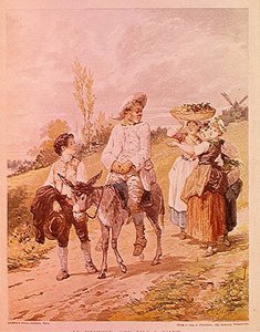 The Miller, his son and the donkey