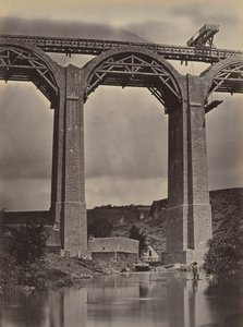 Pont-de-Buis, on the Doufine, France by Jules Duclos