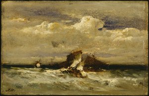 Seascape, c.1868-81 by Jules Dupré
