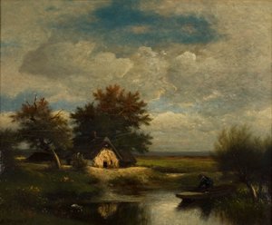 Landscape by Jules Dupré