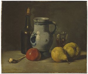 Still Life with a Grey Jug by Jules Dupré