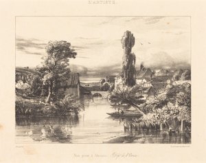 View at Alençon by Jules Dupré