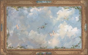 Design for Salon Ceiling, Hôtel Candamo, ca. 1873