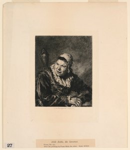 Hille Bobbe, the Sorceress, from "Etchings of Pictures in the Metropolitan Museum, New York" by Jules Ferdinand Jacquemart