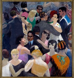 The Bal Bullier by Jules Flandrin