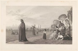 Dante, after J.L. Gérôme by Jules Gabriel Levasseur