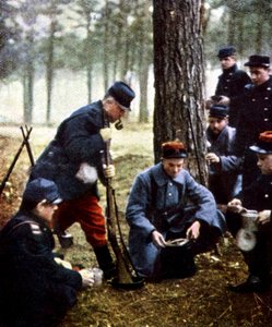 French soldiers, Marne, September 1914 by Jules Gervais Courtellemont