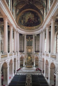 Interior View of the Chapel by Jules Hardouin Mansart